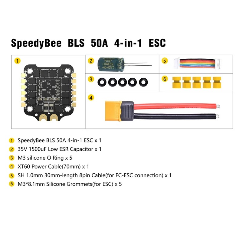 SpeedyBee F405 V3/V4 FC ESC St - Speedybee F405 V4 Bls 55A Stack review and price