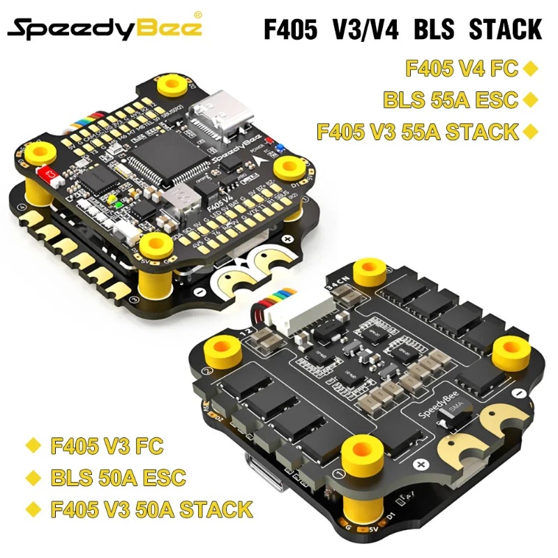 SpeedyBee F405 V3/V4 FC ESC St - Speedybee F405 V4 Bls 55A Stack review and price